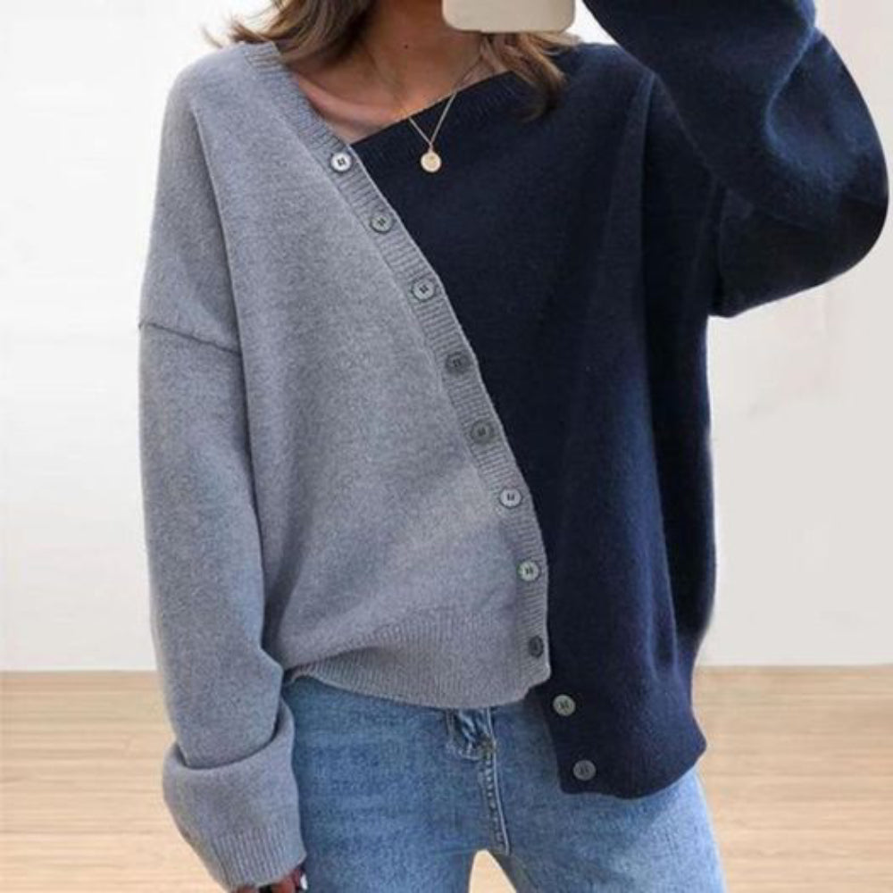 Asymmetric Long Sleeve Sweater