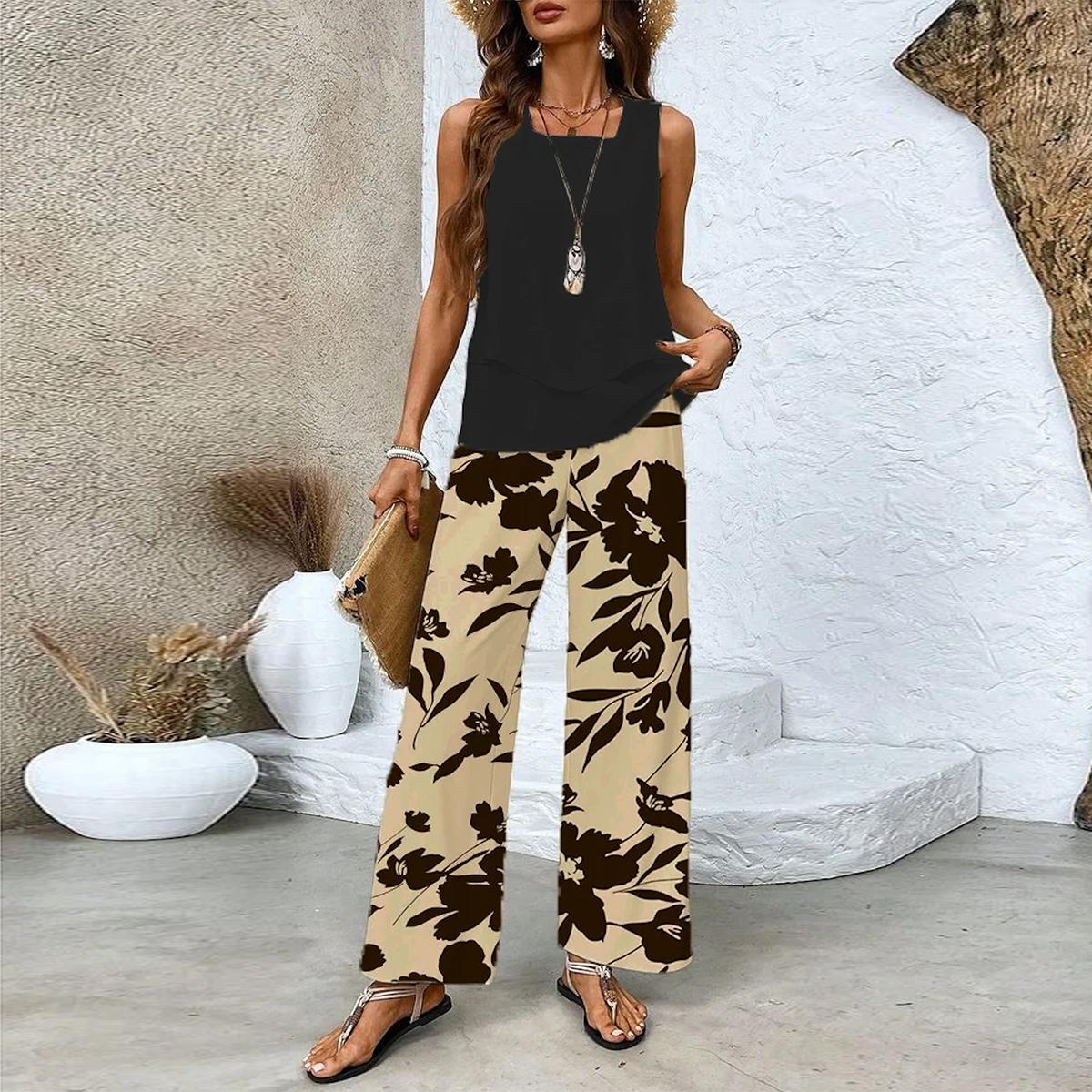 Comfy Square Neck Two Piece Set