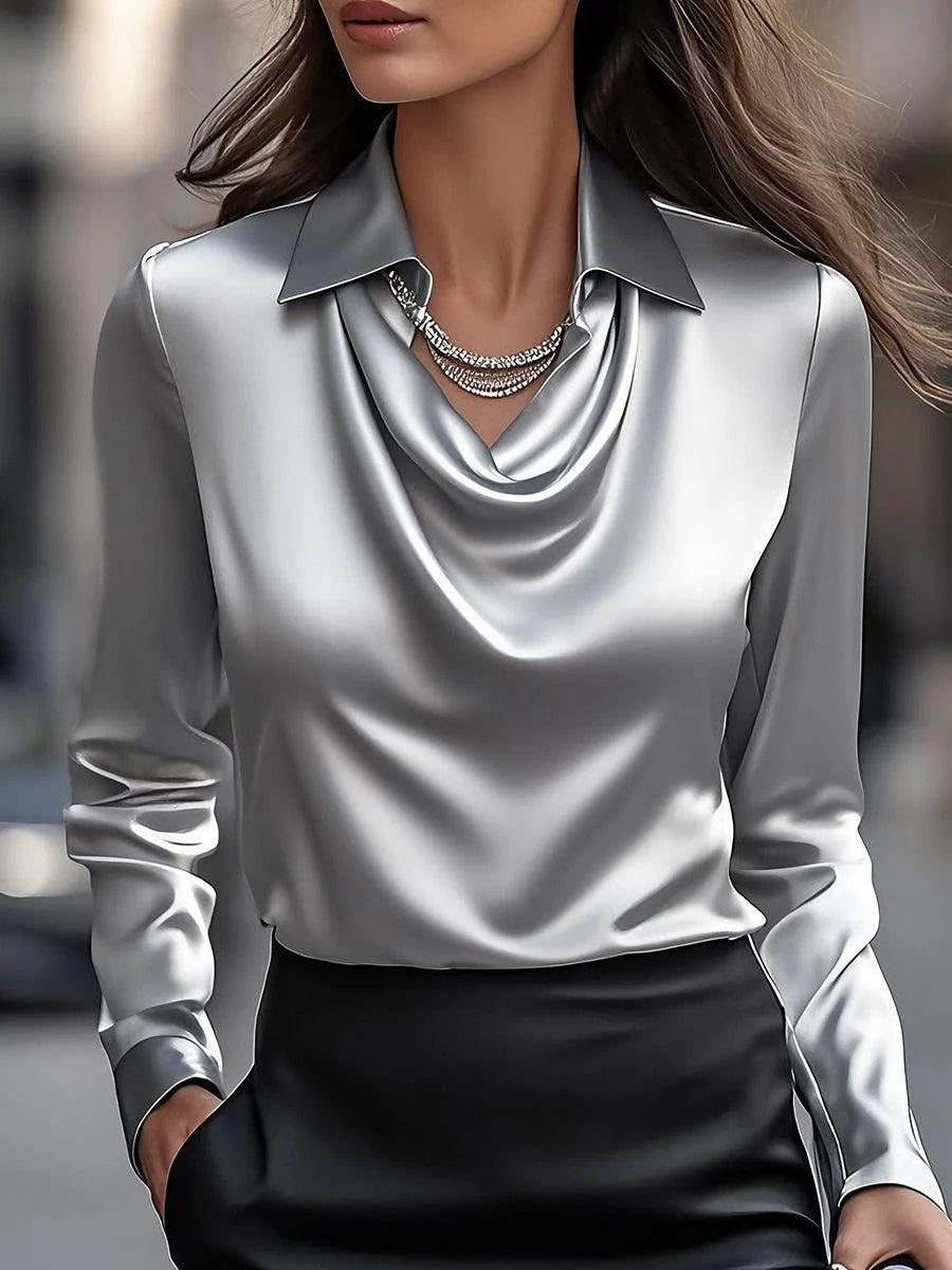 Gorgeous Plain Collared Top