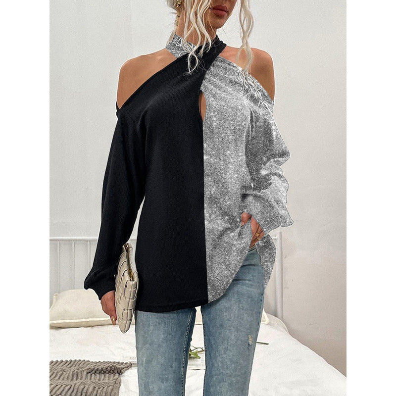 Off The Shoulder Long Sleeved Top