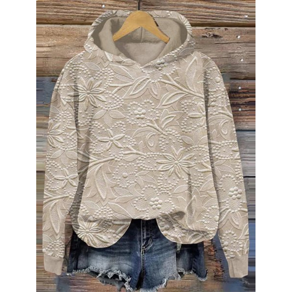 Comfy Apricot Long Sleeve Sweatshirt