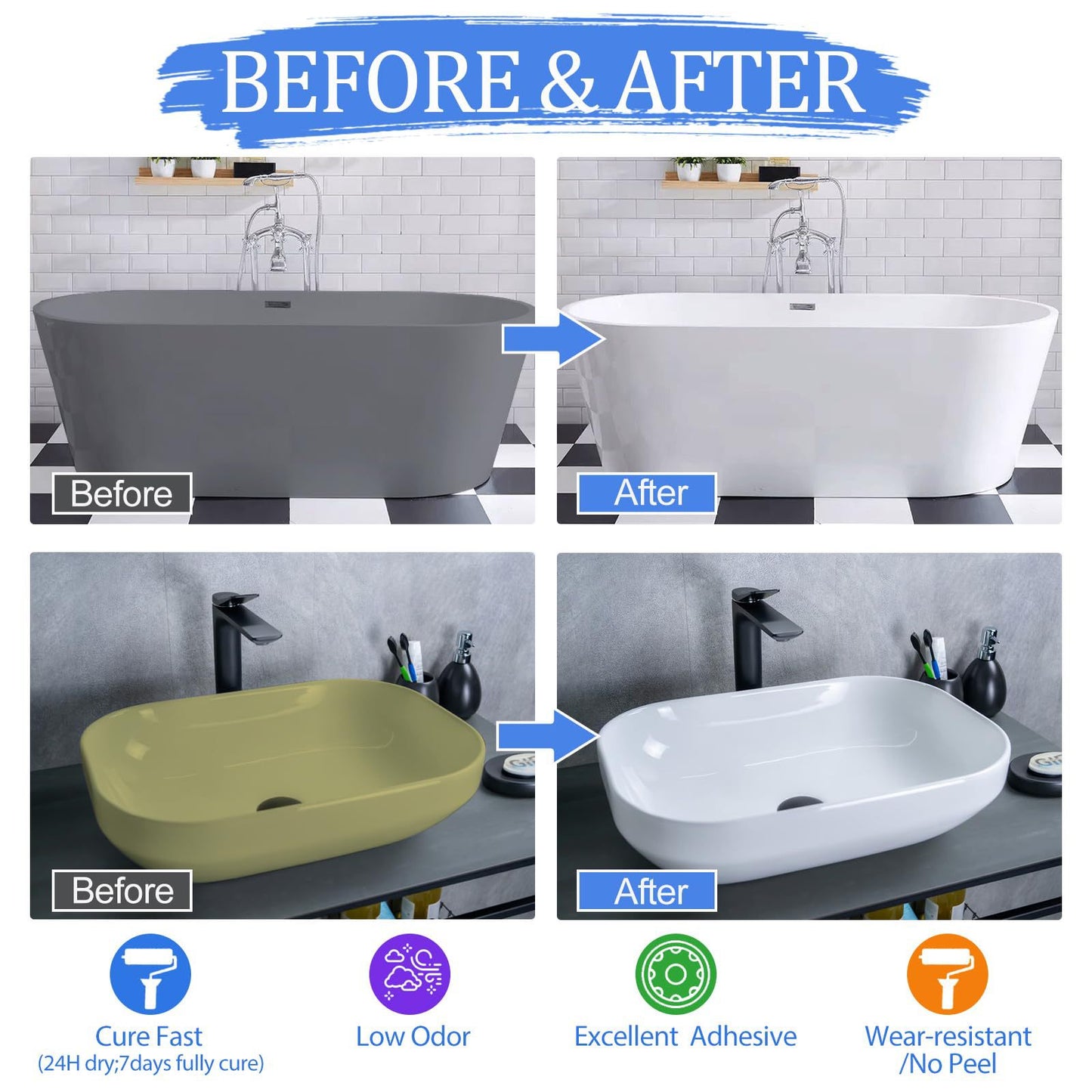 Tub and Tile Refinishing Kit