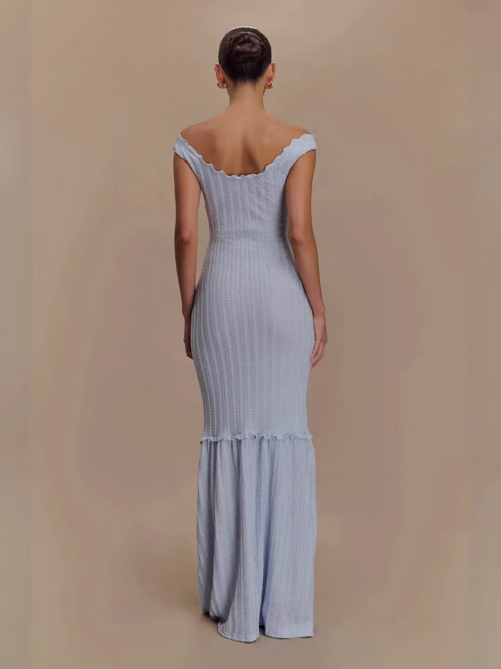 Popular Off-Shoulder Detail Dress