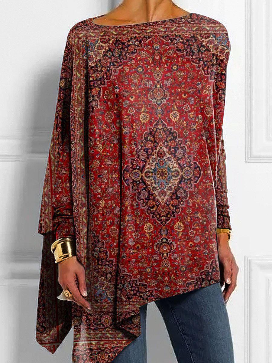 Eianra Attractive Boat Neck Long Sleeve Top