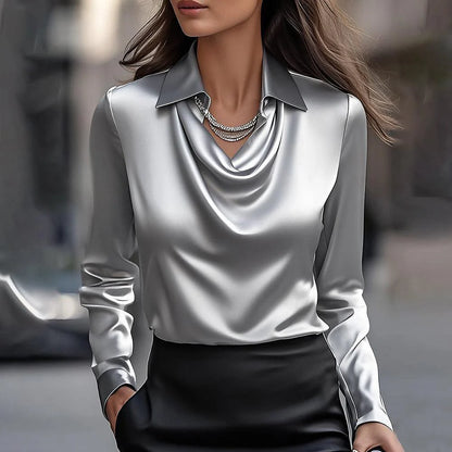 Gorgeous Plain Collared Top