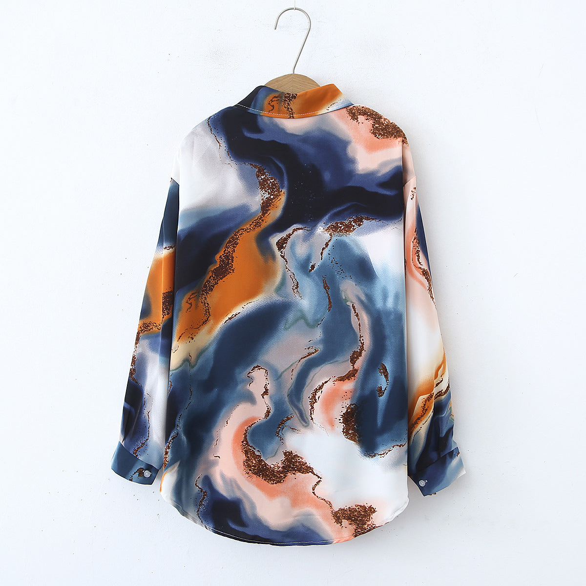 Autumn New Retro Satin Top
