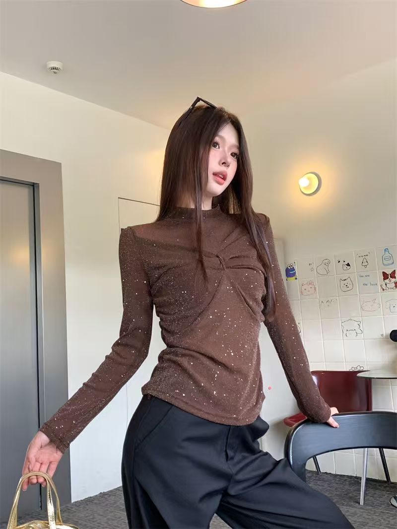 Knotted Skinny Jersey Top