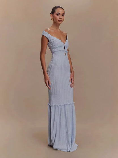 Popular Off-Shoulder Detail Dress